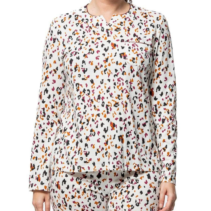 Pyjama Long Leopard | Femme