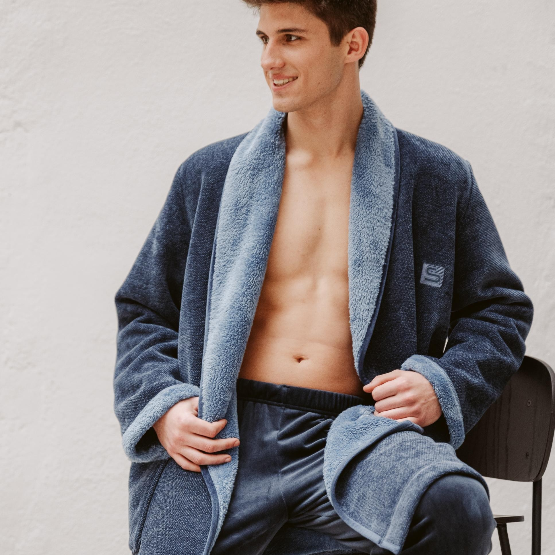 Veste De Chambre Homme Hiver - Microfibre Douce, Polaire - Poches, Passant Cou - Tailles M à XXL - Cadeau Confort - 11