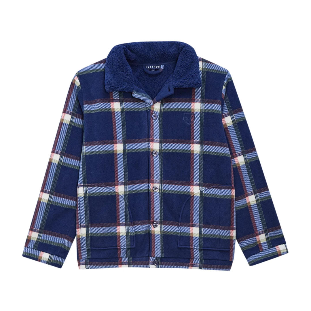 Veste De Chambre Homme Hiver - Microfibre Douce, Polaire - Poches, Passant Cou - Tailles M à XXL - Cadeau Confort - 3