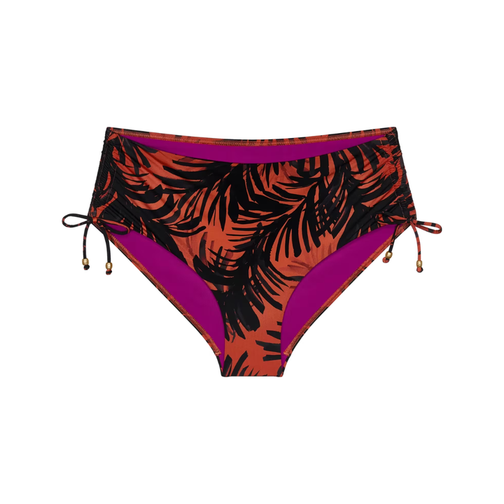 Bas De Maillot Slip Haut Coulissant | Summer Palm