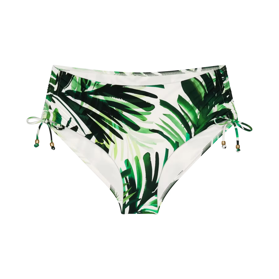Bas De Maillot Slip Haut Coulissant | Summer Palm