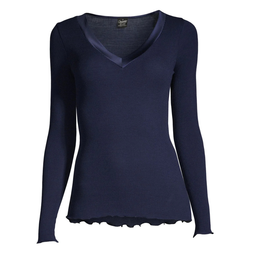 Top manches longues | Bord Satin