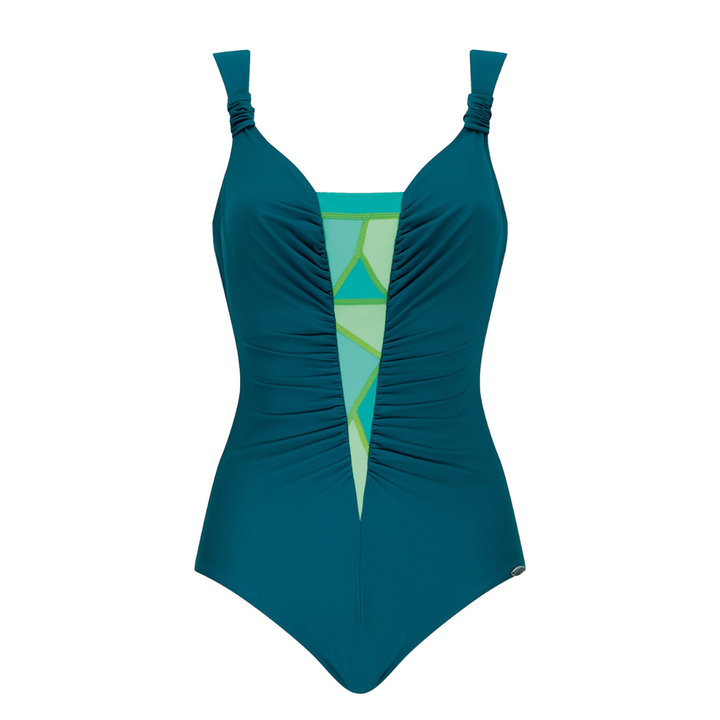 1 Pièce Sans Armature Turquoise | Nageur