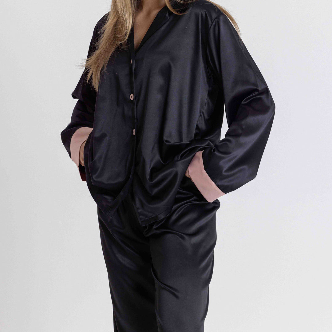 Pyjama Satin Manche Longue | Satin