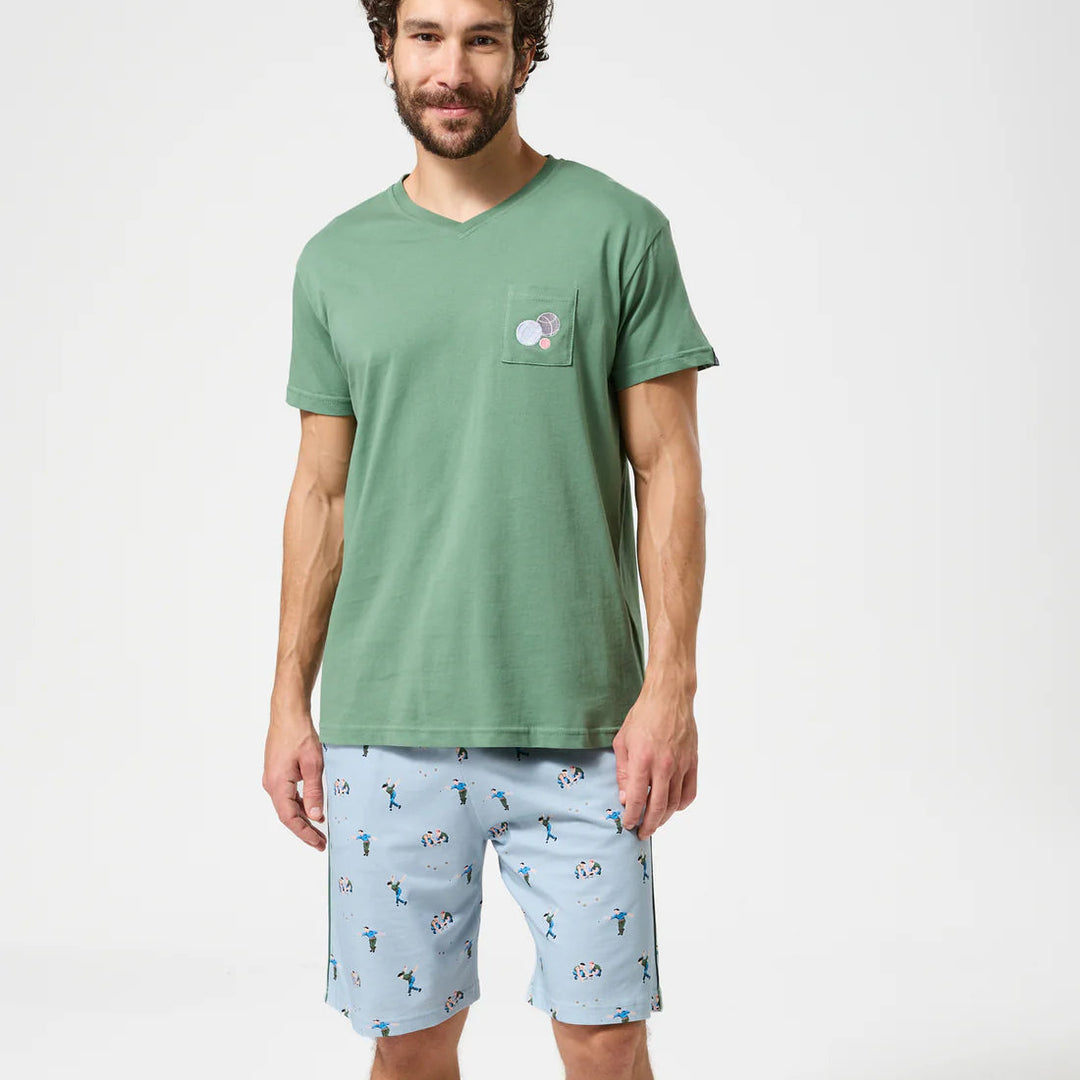 Pyjamashort Petanque | Paul