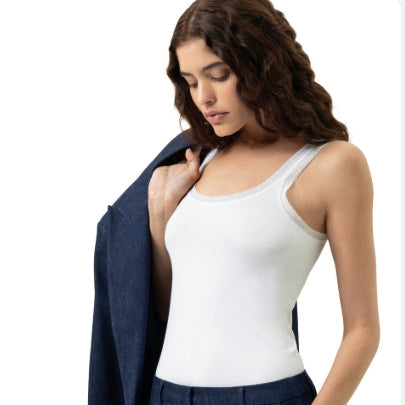 Top à Fines Bretelles Modal | Modal Lace