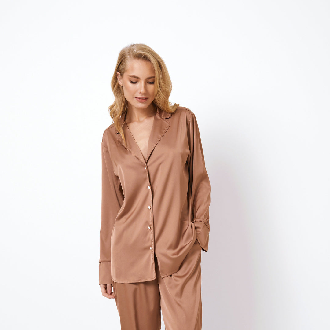 Long sleeve pajamas | Aruelle | Carmela