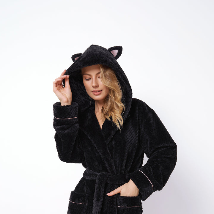 Hooded dressing gown | Aruelle | Dionella