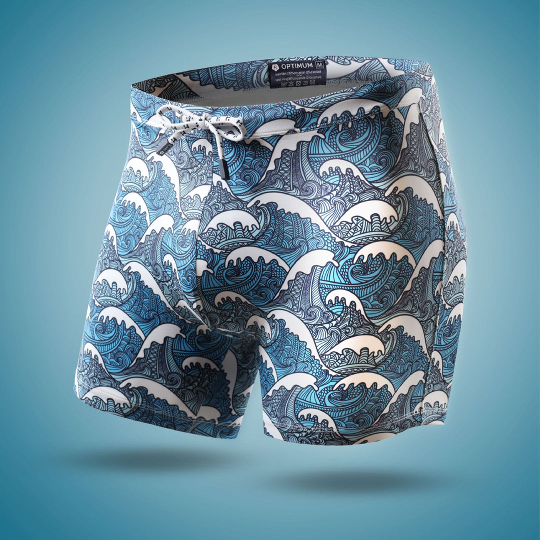 Boxer De Bain | Blue Waves