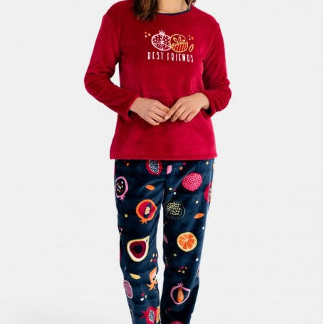 Pyjama long polaire | fruit