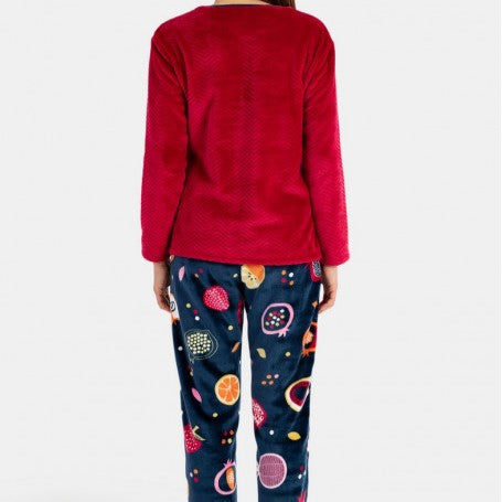 Pyjama long polaire | fruit