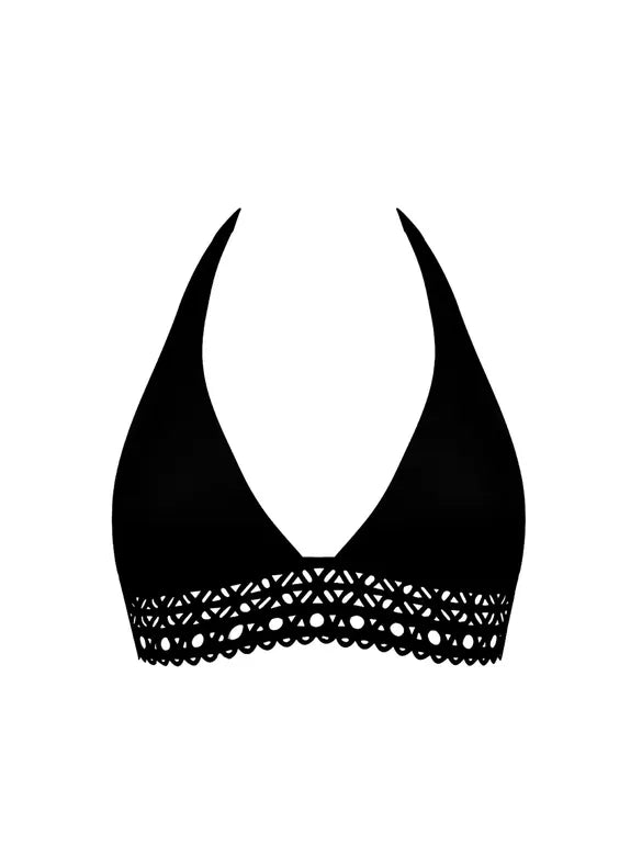 Haut De Maillot Triangle | Ajourage Couture