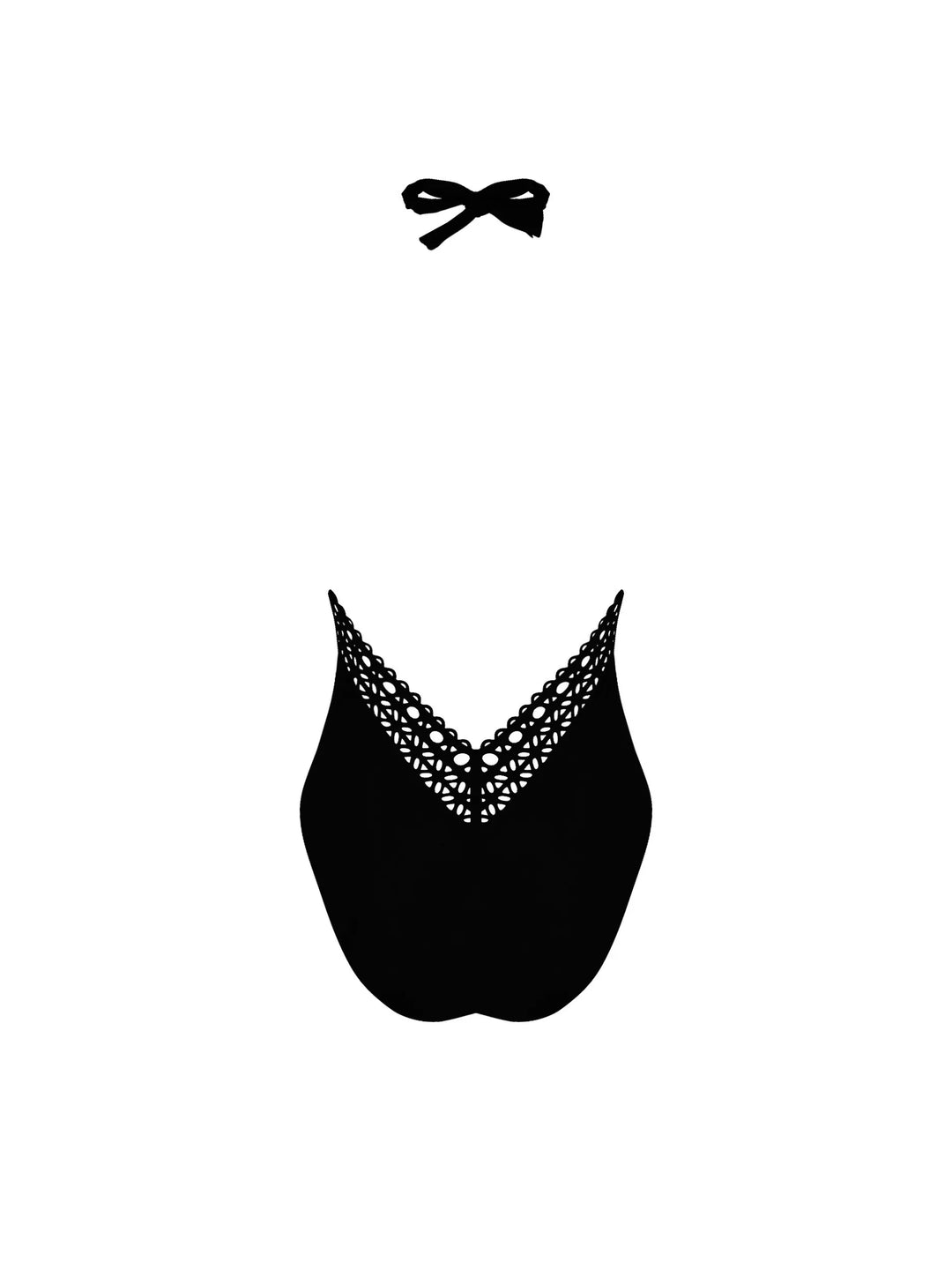 Maillot 1 Pièce Dos Nu | Ajourage Couture
