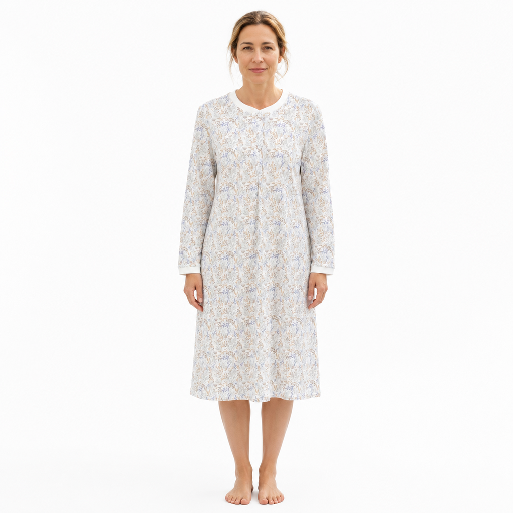 Chemise De Nuit Longue Manche Longue
