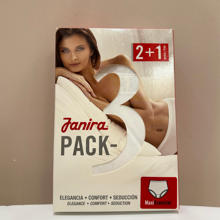 Pack 3 culottes maxi coton | Esencial