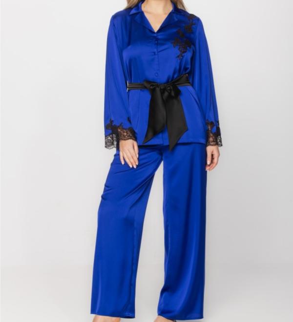 Pyjama manches longues | Satin