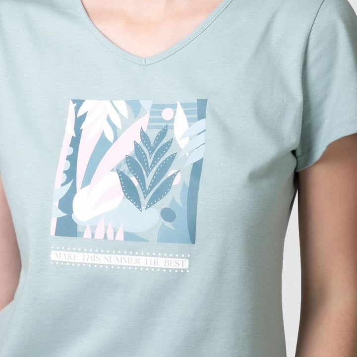 Pyjama Pantacourt | Feuilles Vertes