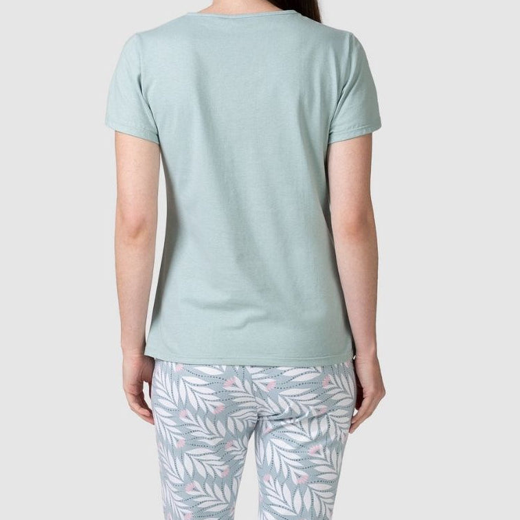 Pyjama Pantacourt | Feuilles Vertes