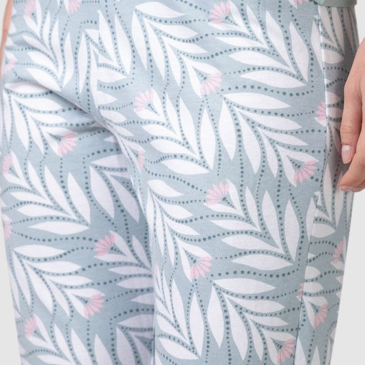 Pyjama Pantacourt | Feuilles Vertes