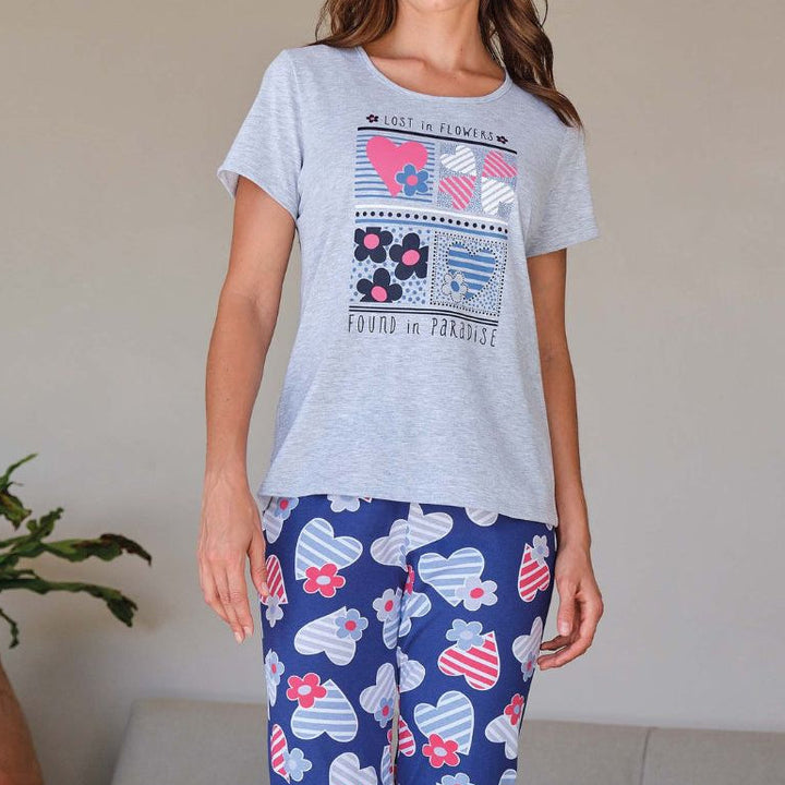 Pyjama Pantacourt | Flowers