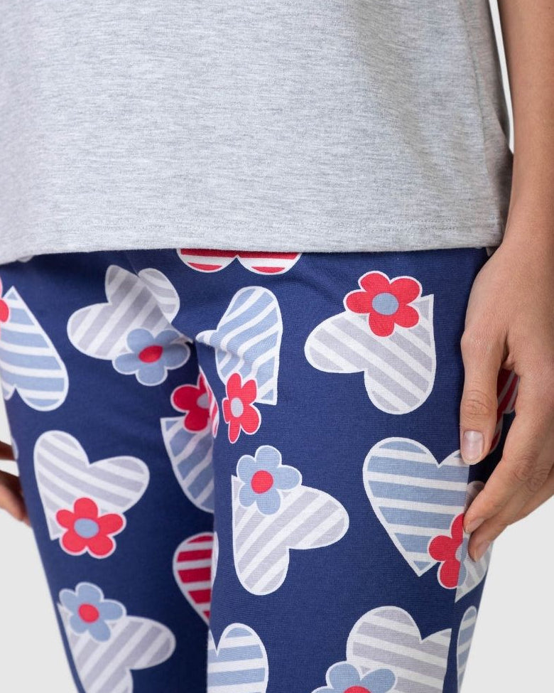 Pyjama Pantacourt | Flowers