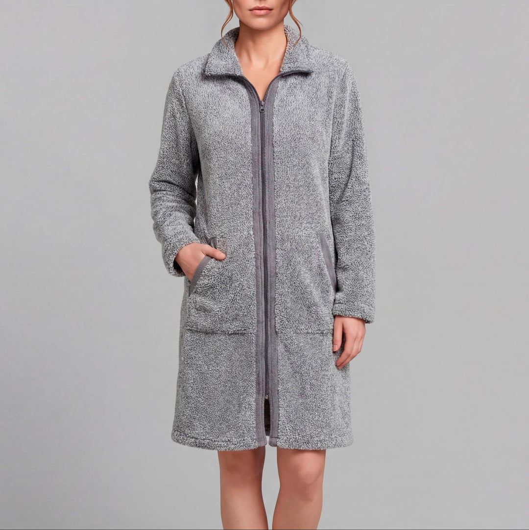 Robe De Chambre Polaire Zip