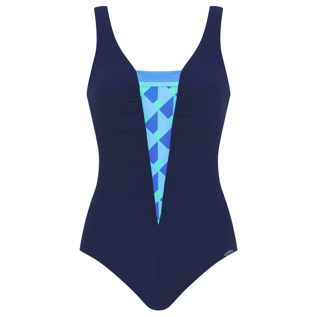 1 Pièce Sans Armature Bleu  | Nageur